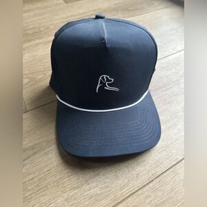Rhoback SnapBack Rope Hat Navy Blue White